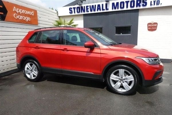 Red Used 2021 VW Tiguan S SUV | £17,495 (Fair price) - Image 1/1