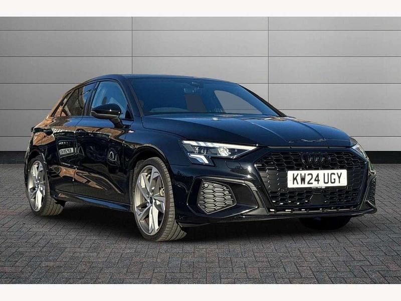 Black Used 2024 Audi A3 Black Edition Hatchback | £29,650 (Expensive) - Image 1/4