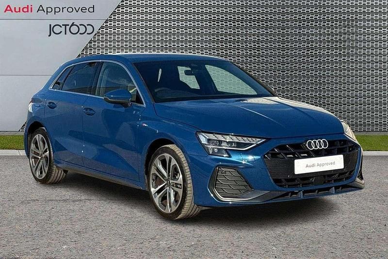 Blue Used 2025 Audi A3 e-tron S-Line Hatchback | £28,510 (A bit pricey) - Image 1/4