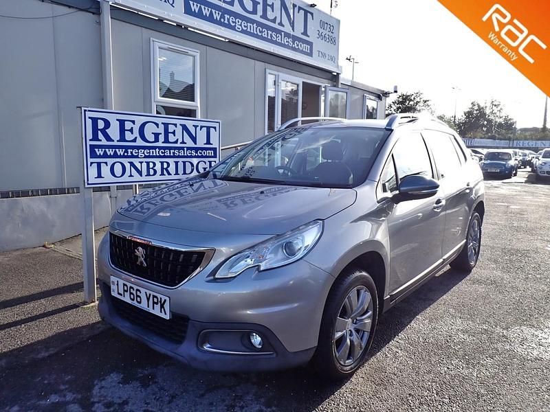 Grey Used 2017 Peugeot 2008 Active SUV | £6,795 (Fair price) - Image 1/4