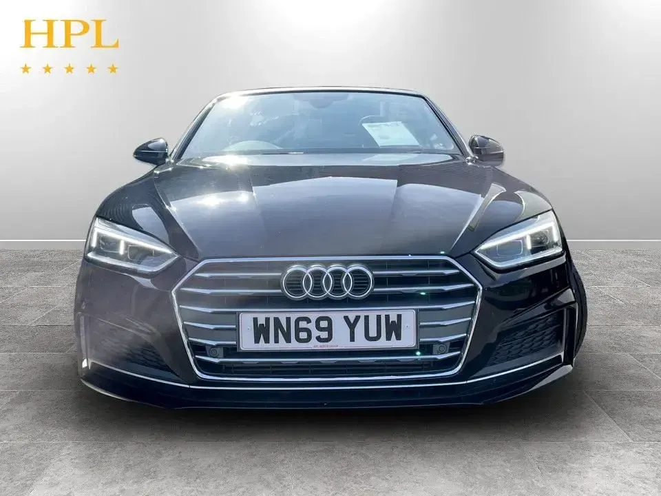 Used Audi A5 Cabriolet S-Line 190 HP (139 kW) 2019 Black Cabriolet