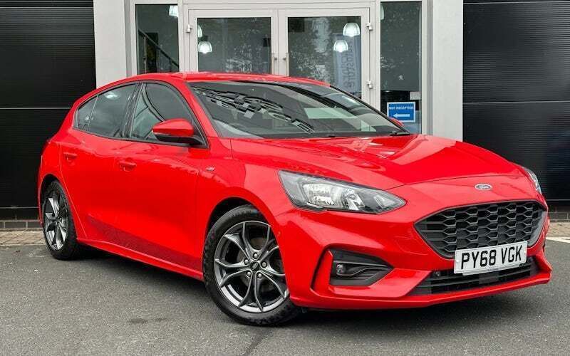 Red Used 2019 Ford Focus ST-Line Hatchback | £11,500 (Fair price) - Image 1/4