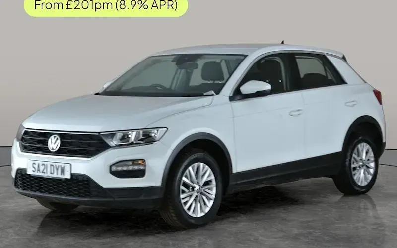 Usado VW T-Roc S 110 HP (80 kW) 2021 Branco SUV
