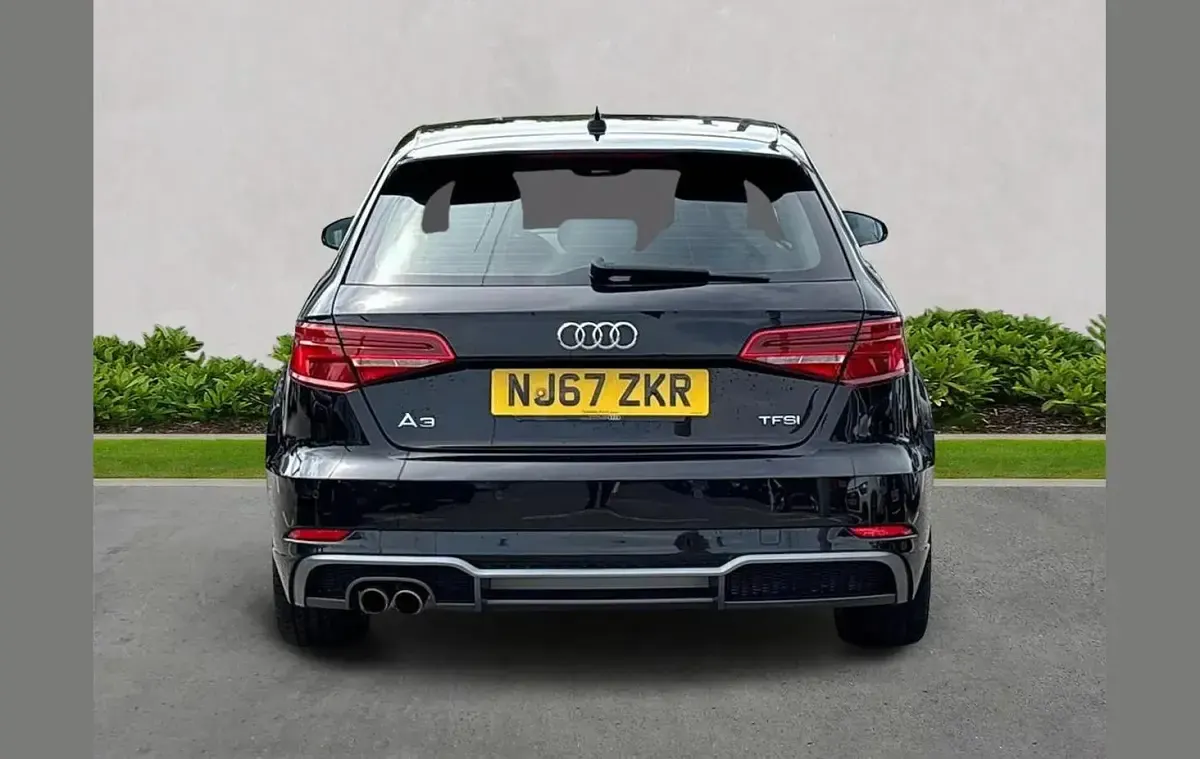 Used Audi A3 S-Line 150 HP (110 kW) 2017 Black Hatchback
