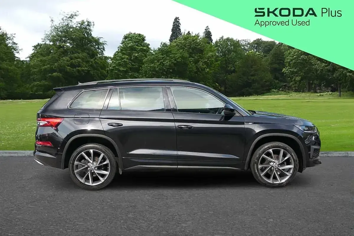 Used Skoda Kodiaq SportLine 150 HP (110 kW) 2022 Black SUV