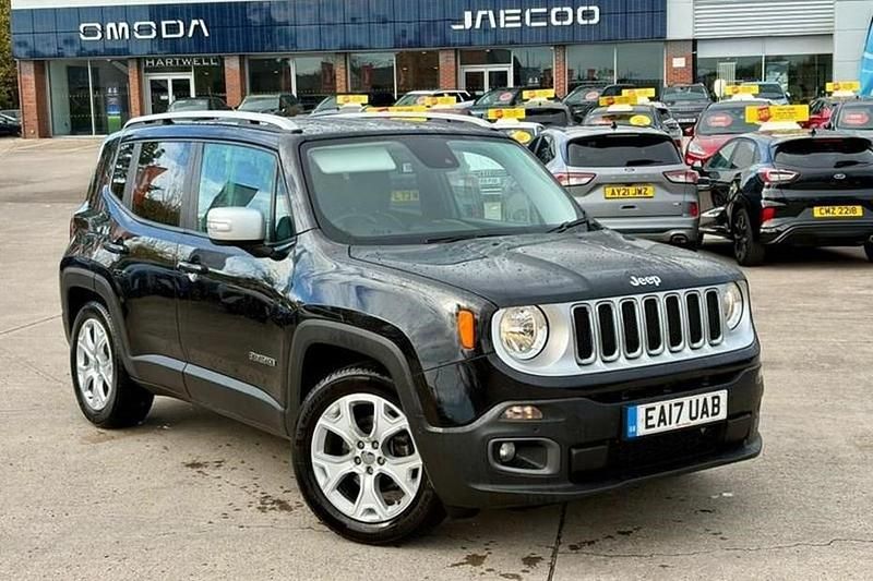 Black Used 2017 Jeep Renegade Limited SUV | £9,299 (Good price) - Image 1/1