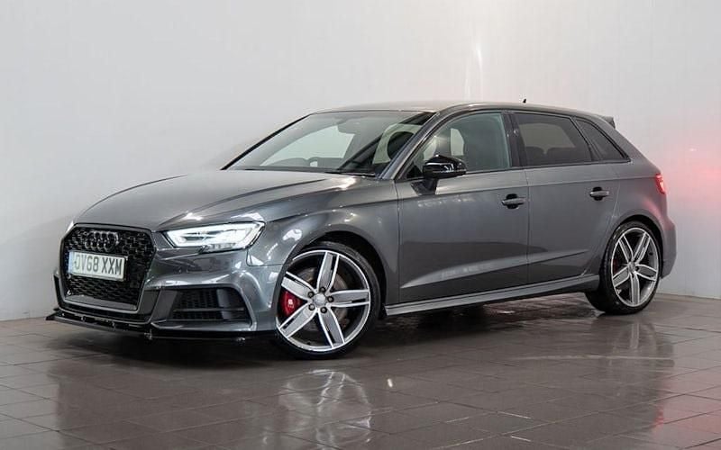 Grey Used 2018 Audi S3 Sportback Black Edition Hatchback | £21,480 (Fair price) - Image 1/4