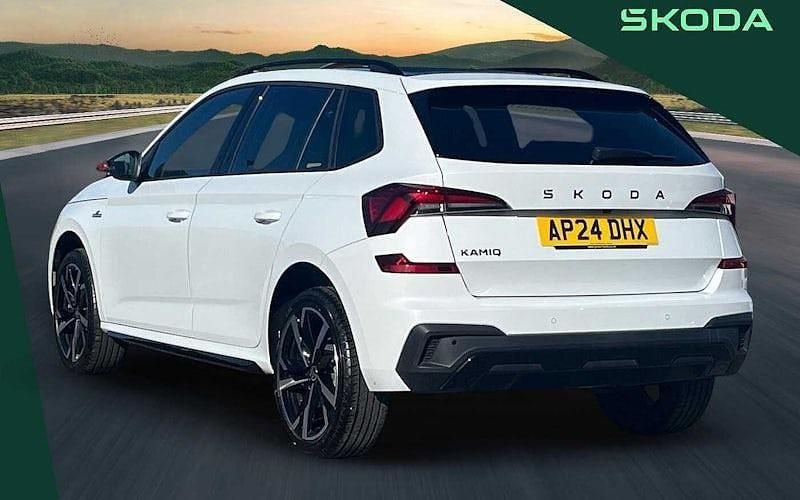 Used Skoda Kamiq Monte Carlo 116 HP (85 kW) 2024 Moon white SUV