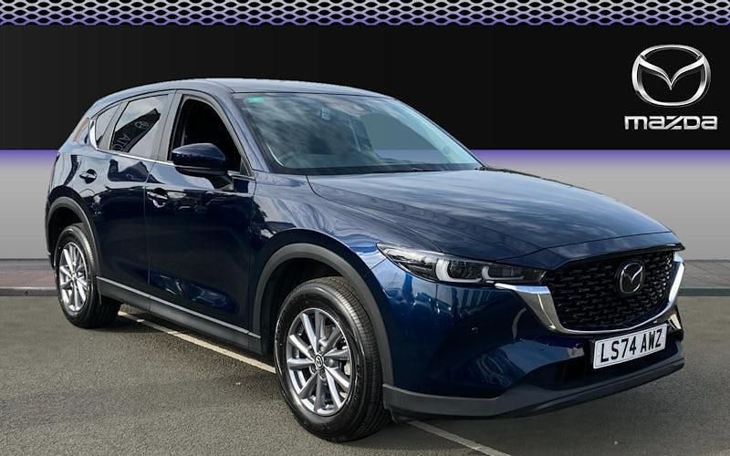 Blue Used 2023 Mazda CX-5 Center-Line SUV | £21,191 (Good price) - Image 1/4