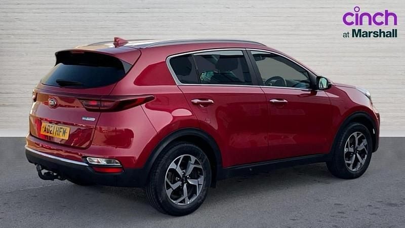 Used Kia Sportage 136 HP (100 kW) 2021 Red SUV