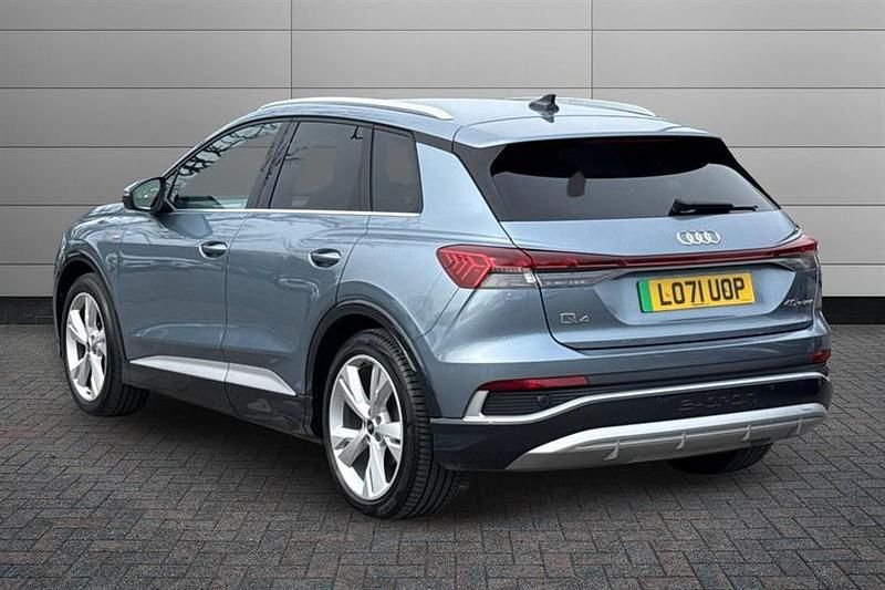 Used Audi Q4 e-tron S-Line 150 kW (204 HP) 2022 Blue SUV