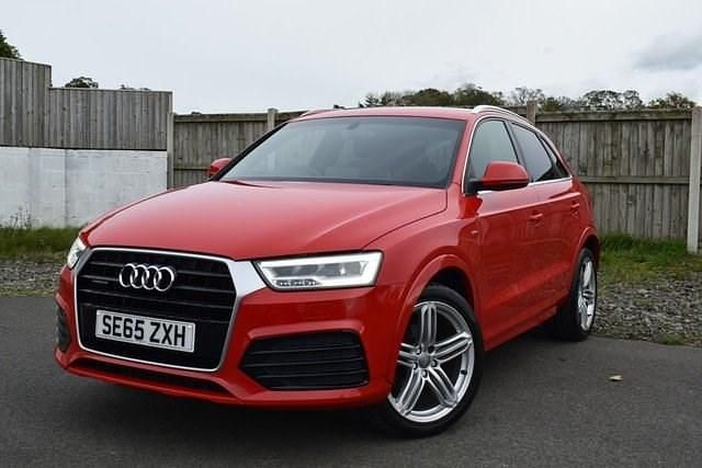 Begagnad Audi Q3 S-line plus 150 HK (110 kW) 2016 Röd SUV