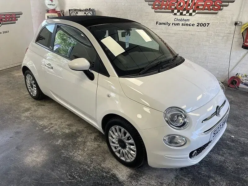 Used Fiat 500C Lounge 69 HP (50 kW) 2020 White Cabriolet