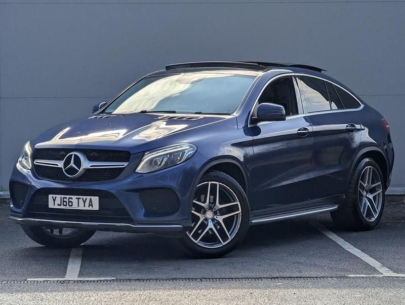 Used Mercedes GLE350 AMG line 2016 Blue Coupe