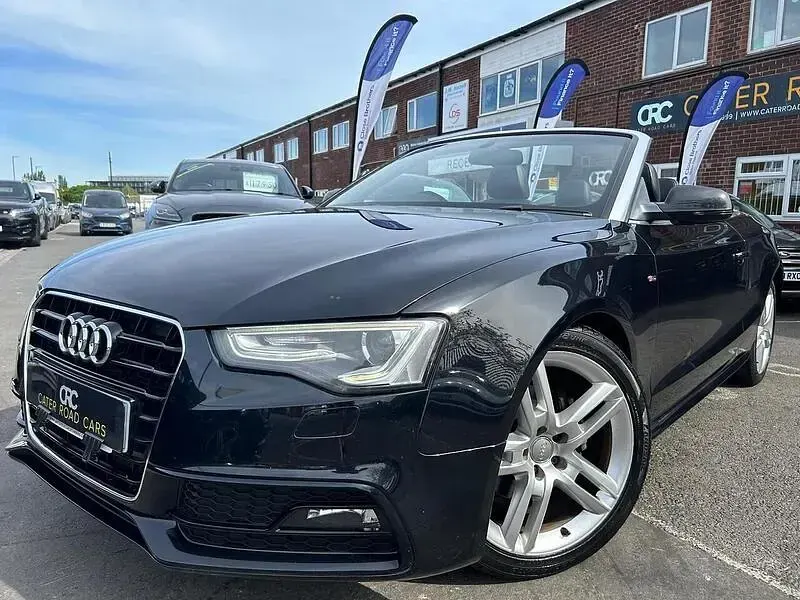 Used Audi A5 Cabriolet S-Line 2012 Black Cabriolet