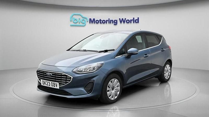 Used Ford Fiesta Titanium 100 HP (73 kW) 2023 Blue Hatchback