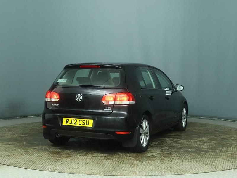 Used VW Golf VII Match 105 HP (77 kW) 2012 Black Hatchback
