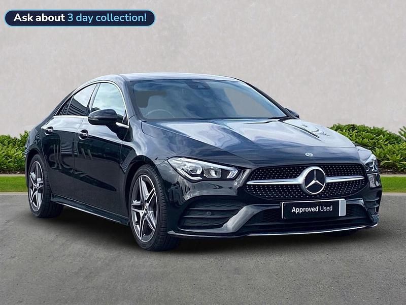 Black Used 2019 Mercedes CLA200 AMG line Coupe | £18,499 (Fair price) - Image 1/4