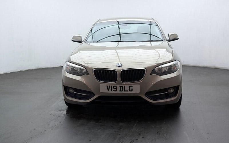 Used BMW 218 Sport Line 136 HP (100 kW) 2017 Silver Coupe