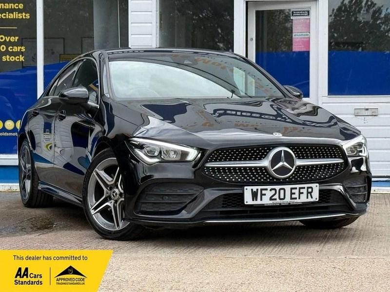 Used Mercedes CLA200 AMG line 163 HP (119 kW) 2020 Black Coupe
