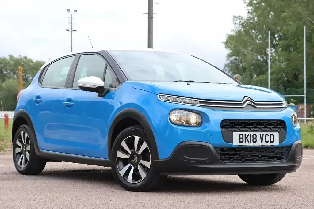 Used Citroën C3 Feel 2018 Blue Hatchback
