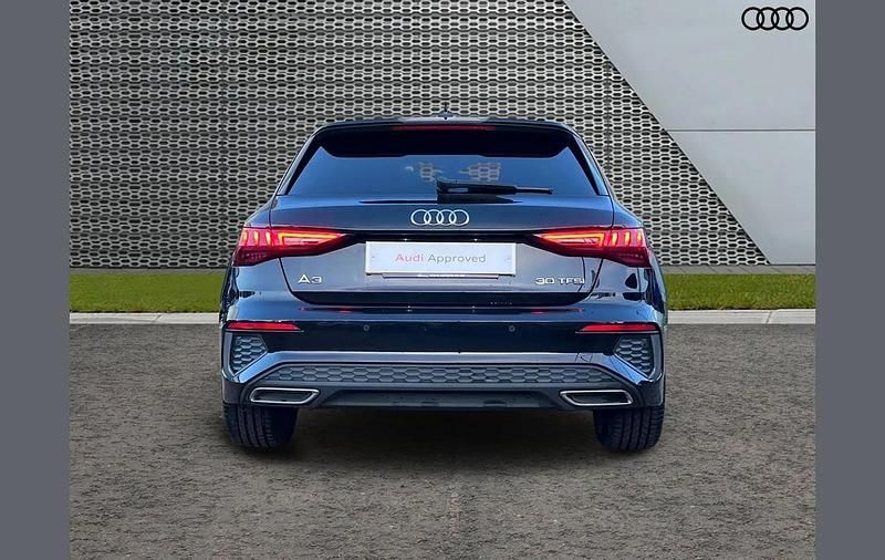 Used Audi A3 S-Line 108 HP (79 kW) 2022 Black Hatchback