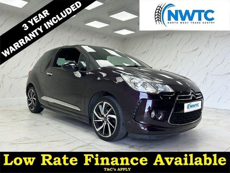 Purple Used 2015 DS Automobiles DS3 Hatchback | £4,795 (Fair price) - Image 1/4