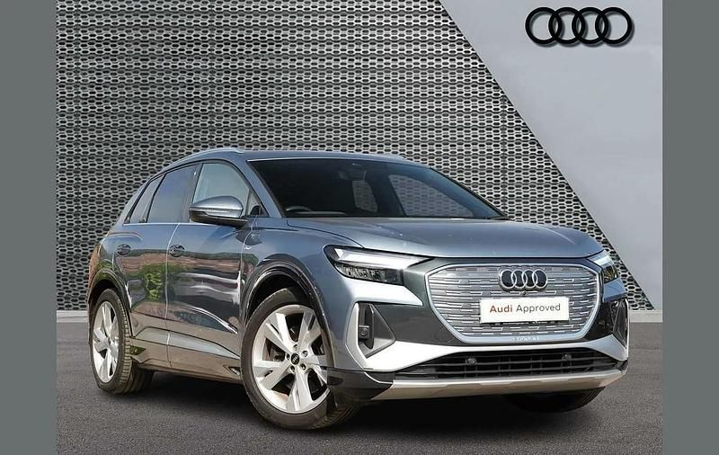 Used Audi Q4 e-tron S-Line 150 kW (204 HP) 2021 Blue SUV