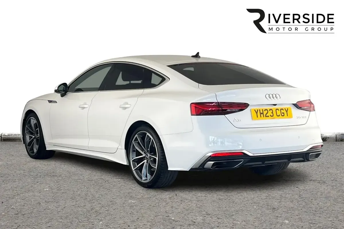 Used Audi A5 Sportback S-Line 163 HP (119 kW) 2023 White Hatchback
