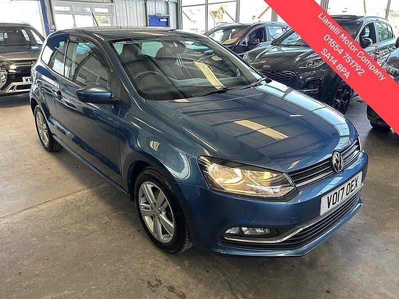 Blue Used 2017 VW Polo Edition Hatchback | £10,995 (Fair price) - Image 1/4