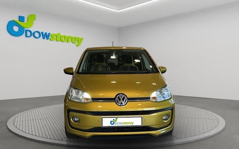 Begagnad VW up! high up! 75 HK (55 kW) 2017 Gul Halvkombi