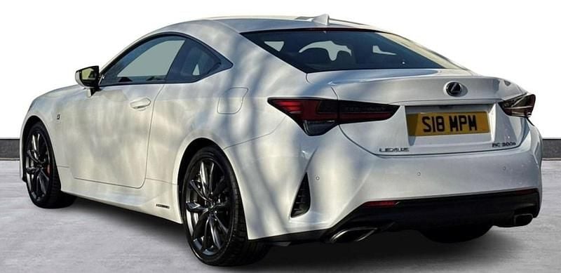 Used Lexus RC300h Sport Line 2019 White Coupe