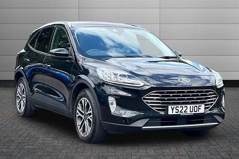 Agate black Used 2022 Ford Kuga Titanium SUV | £20,350 (Good price) - Image 1/4