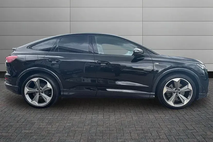 Used Audi Q4 Sportback e-tron Black Edition 207 kW (282 HP) 2025 Mythos black SUV