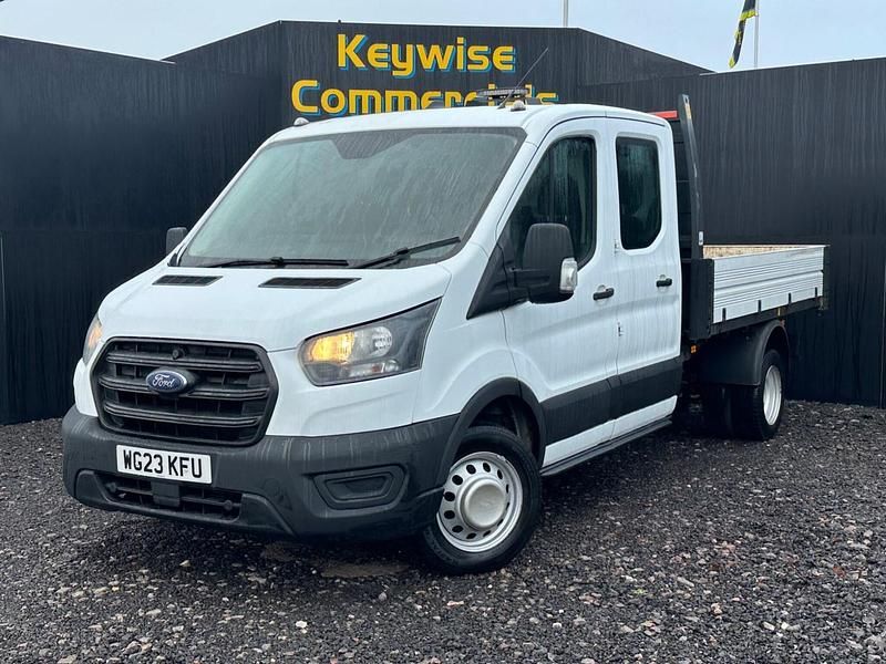 Used Ford Transit S 130 HP (95 kW) 2023 White Cabriolet