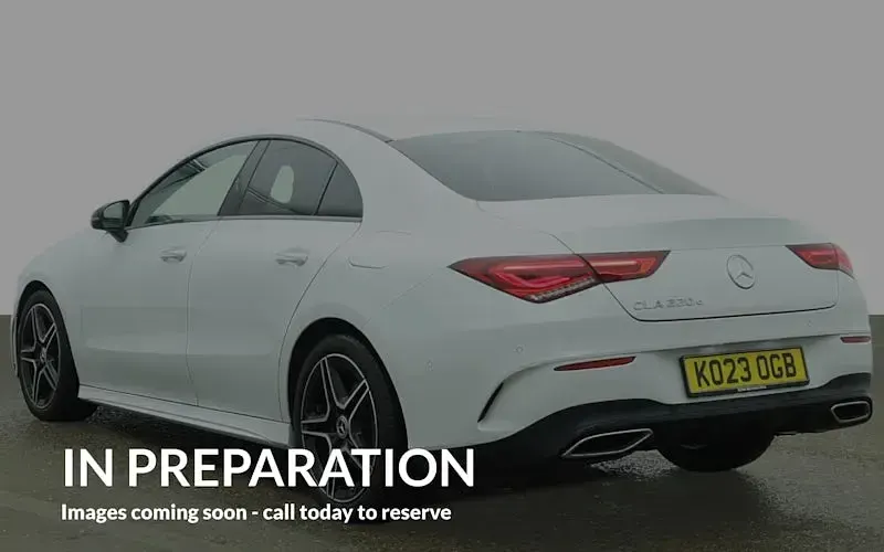 Used Mercedes CLA220 AMG Line Premium 190 HP (139 kW) 2022 White Sedan