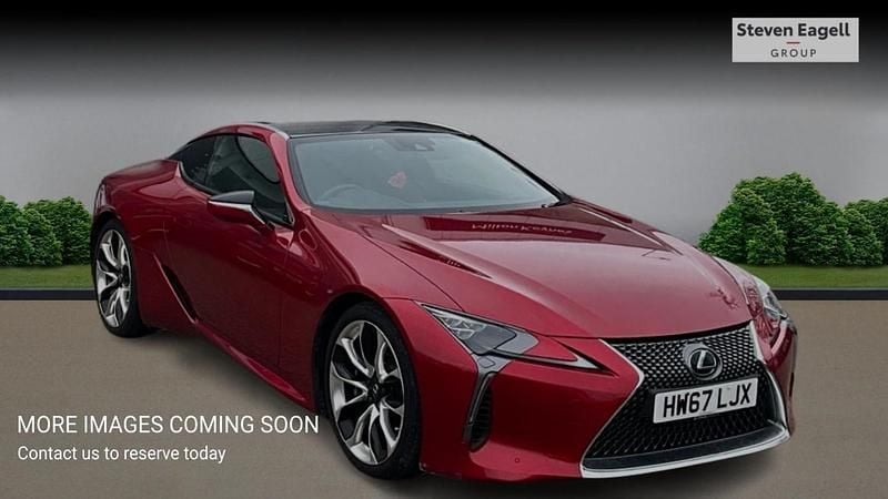 Used Lexus LC 500 Sport Line 2017 Red Coupe