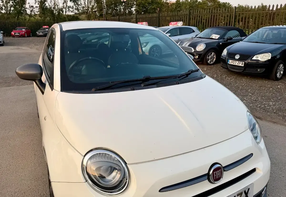Used Fiat 500 S 69 HP (50 kW) 2017 White Hatchback