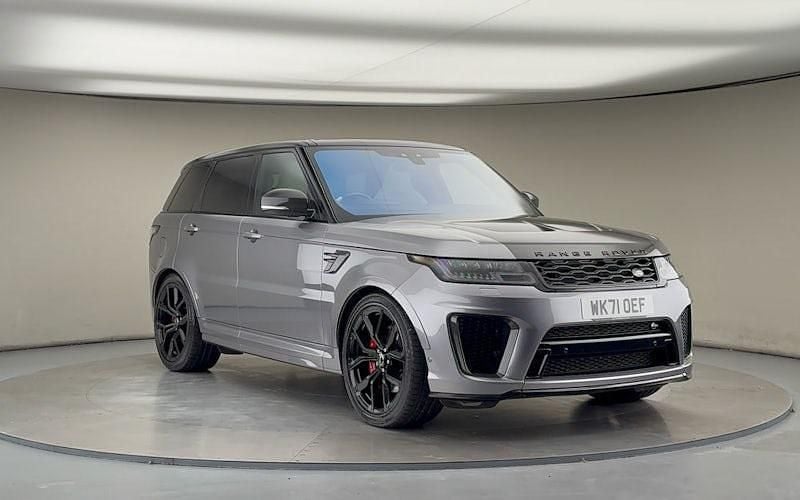 Grey Used 2021 Land Rover Range Rover Sport SVR SUV | £56,200 (A bit pricey) - Image 1/4