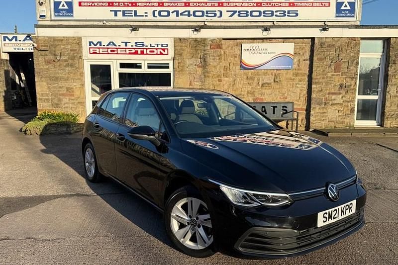 Used VW Golf VII Life 110 HP (80 kW) 2021 Black Hatchback