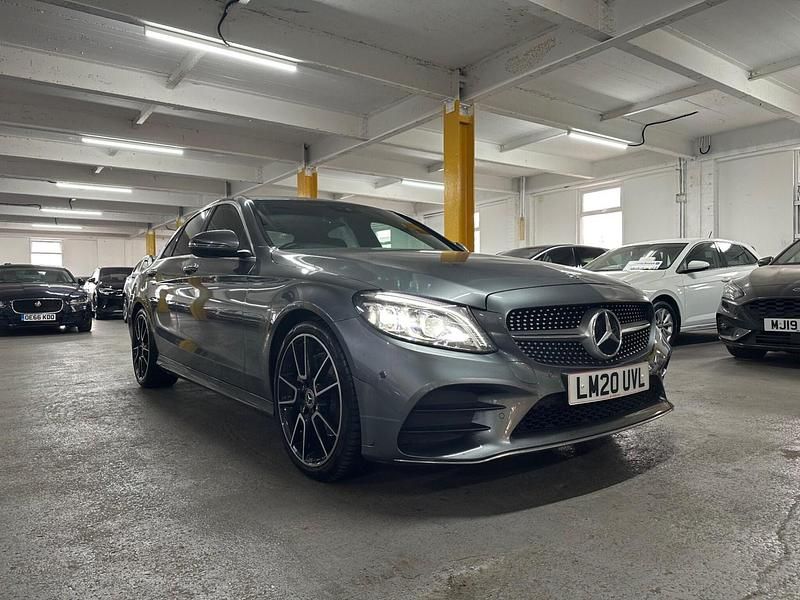 Used Mercedes C220 AMG Line Premium 194 HP (142 kW) 2020 Grey Sedan