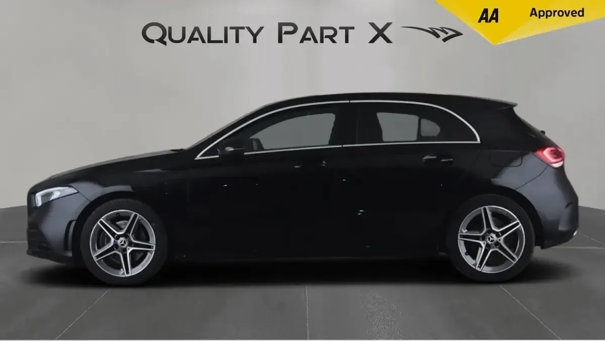 Used Mercedes A250 AMG line 2021 Black Hatchback