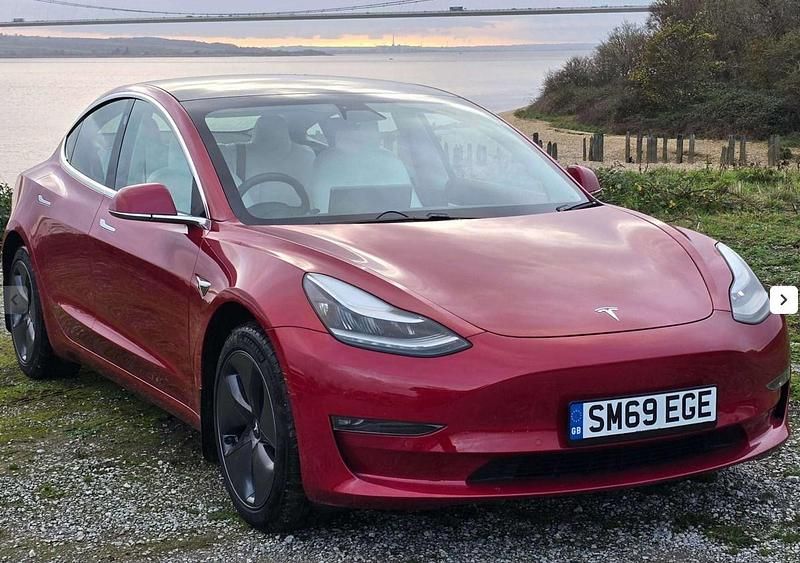 Red Used 2019 Tesla Model 3 Long Range AWD Sedan | £17,495 (Fair price) - Image 1/3