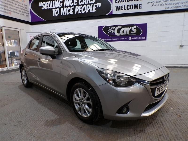 Silver Used 2015 Mazda 2 Hatchback | £5,595 (Fair price) - Image 1/4