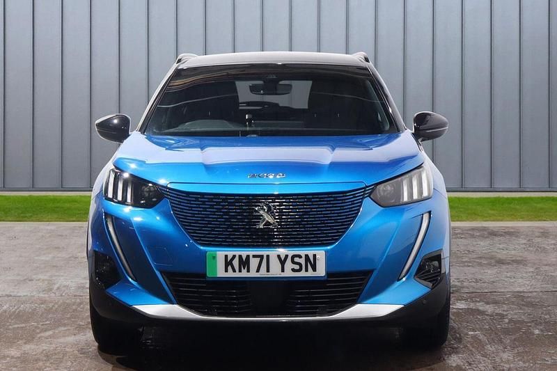 Blue Used 2021 Peugeot e-2008 GT SUV | £12,089 (Fair price) - Image 1/4
