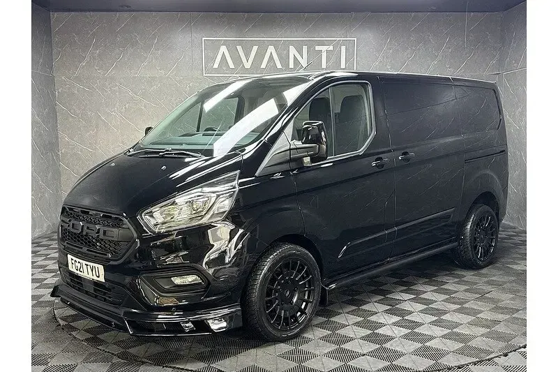 Used Ford Transit Custom Limited 130 HP (95 kW) 2021 Black Van