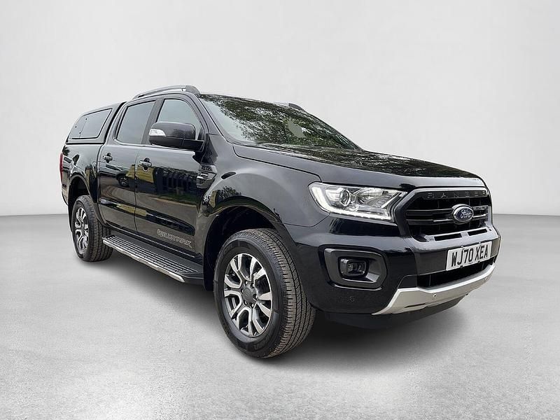 Black Used 2020 Ford Ranger Wildtrack Pickup | £13,490 (Super price) - Image 1/4