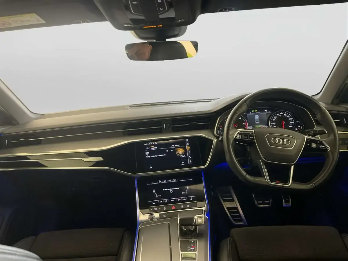 Begagnad Audi A6 Black Edition 204 HK (150 kW) 2019 Vit Sedan
