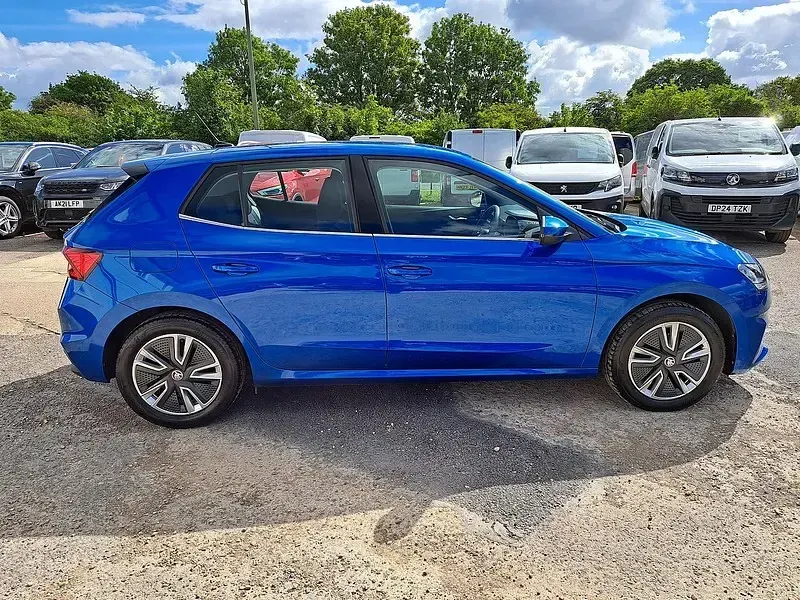 Used Skoda Fabia SE L 108 HP (79 kW) 2023 Blue Hatchback