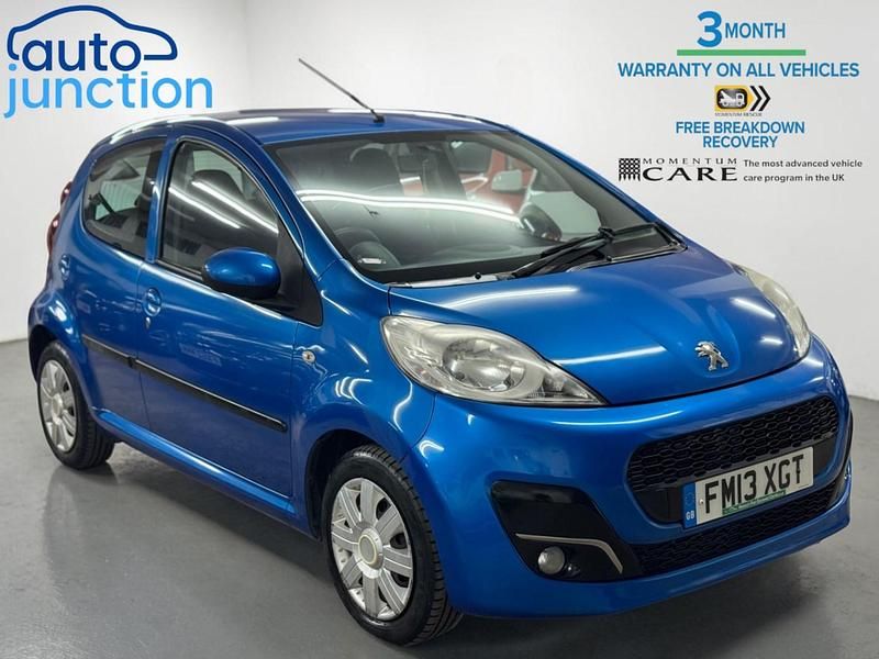 Begagnad Peugeot 107 Active 2013 Blå Halvkombi